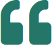 Opening teal quotation mark symbol.